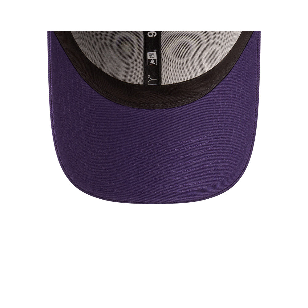 Fremantle Dockers Youth Hat - AFL 2025 Badged Purple OTC 9Forty Kids Strapback Cap - New Era